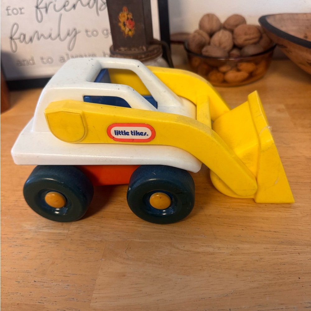 vintage Little Tikes Toddle Tot Front End Loader. 
construction vehicle toy